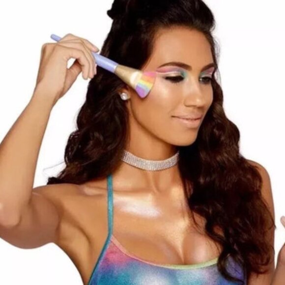 Too Faced Life's A Festival Collection Magic Rainbow Strobing Brush-NEW RARE - Picture 4 of 10